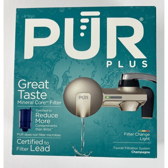 Pur Other - PUR Plus Faucet Filtration System Max Ion Filter Technology Champagne Finish C25